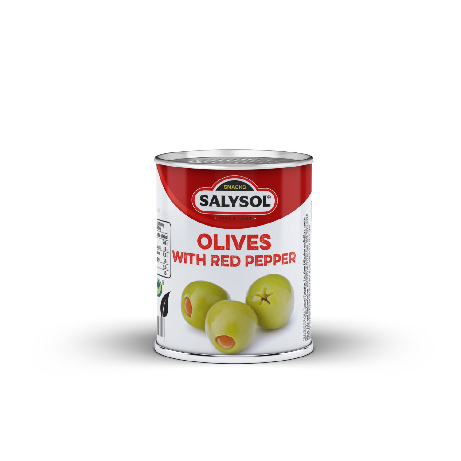Salysol oliver med chilipaprika i miniburk